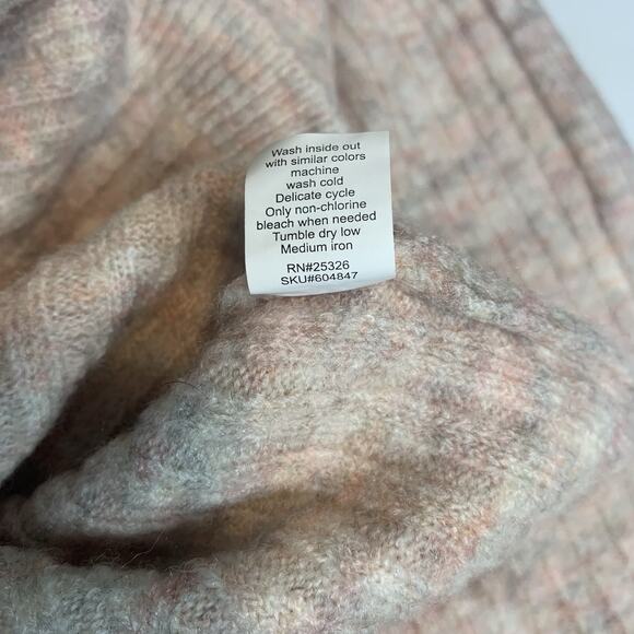 World Market Sweater Womens One Size Ribbed Small Medium Large Oversized - Picture 6 of 8